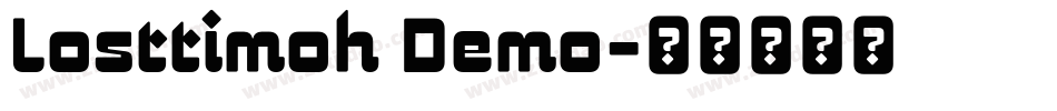 Losttimoh Demo字体转换
